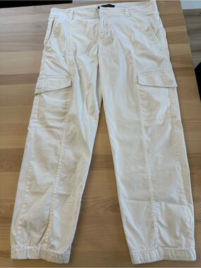 Sanctuary Standard Surplus White Cargo Utility Pants Size 31